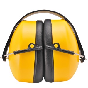 A moulded disposable dust mask with a nose clip and elasticated headbands, designed to filter airborne particulates during dusty work.