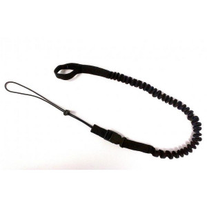 A fall-arrest safety harness or lanyard with energy-absorbing components, for working at height in compliance with safety regulations.
