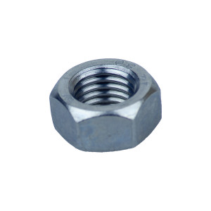 An A4 stainless steel hex nut with an internally threaded profile, for use with a matching bolt or threaded rod.
