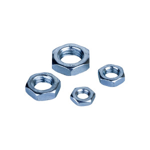An A2 stainless steel hex nut with an internally threaded profile, for use with a matching bolt or threaded rod.