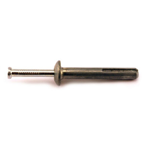 A steel wire nail with a flat head and a smooth shank, for general-purpose timber fastening.