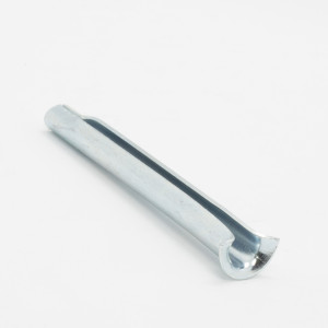 A bright zinc plated wire nail with a flat head and a smooth shank, for general-purpose timber fastening.