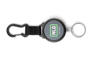 A fall-arrest safety harness or lanyard with energy-absorbing components, for working at height in compliance with safety regulations.