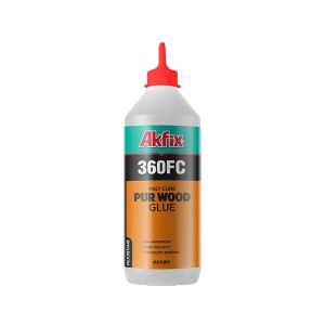 A container of construction adhesive or sealant, displayed against a white background.