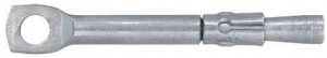 A nylon wall plug with a ribbed body that expands on screw insertion, designed for use in solid masonry including concrete and brick.