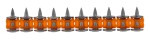 An orange and black Spit cordless power tool, with an ergonomic grip, designed for use on construction and maintenance tasks.