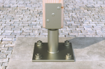 An A4 stainless steel through bolt anchor with a hex nut and washer, featuring a threaded shaft and expansion sleeve, designed for securing heavy loads to concrete or masonry surfaces.