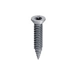 A stainless steel 8×25mm screw with a threaded shaft and sharp point, for general-purpose fastening applications.