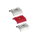 A steel flat washer with a central hole for use with a bolt or screw to distribute clamping load and protect the mating surface.,