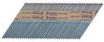A galvanised wire nail with a flat head and a smooth shank, for general-purpose timber fastening.