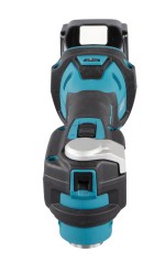 A teal and black Makita cordless power tool, 18V, with an ergonomic grip, designed for use on construction and maintenance tasks.