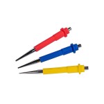 A steel wire nail with a flat head and a smooth shank, for general-purpose timber fastening.