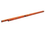 A Bahco 1800mm spirit level with an extruded aluminium body and accurate vials, for checking horizontal and vertical alignment.