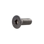 A stainless steel M8 countersunk head screw with a threaded shaft and sharp point, for general-purpose fastening applications.