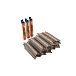 A steel wire nail with a flat head and a smooth shank, for general-purpose timber fastening.