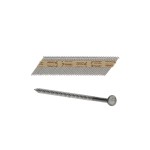 A stainless steel wire nail with a flat head and a smooth shank, for general-purpose timber fastening.