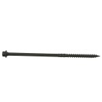 A steel wood screw with coarse thread and a sharp point, designed for fixing into timber and engineered boards.