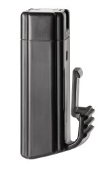 An orange and black Spit lithium-ion slide-pack battery, compatible with the Spit cordless tool range.