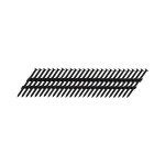 A hardened steel wire nail with a flat head and a smooth shank, for general-purpose timber fastening.