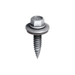 A steel 5.5×25mm self-drilling screw with a sharp drill-point tip and spiral threads along the shaft, suitable for fixing into steel framing.