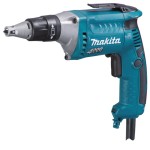 A teal and black Makita corded power tool, 110V, with an ergonomic grip, designed for use on construction and maintenance tasks.