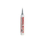 A cartridge of white flexible acrylic sealant for sealing gaps around door and window frames and skirtings.,