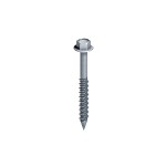 A steel masonry screw with a specially hardened thread, designed for direct fixing into concrete, brick, and block without a plug.