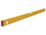 A Stabila 60cm spirit level with an extruded aluminium body and accurate vials, for checking horizontal and vertical alignment.