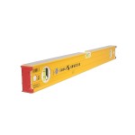 A Stabila 200cm spirit level with an extruded aluminium body and accurate vials, for checking horizontal and vertical alignment.