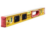 A Stabila 60cm spirit level with an extruded aluminium body and accurate vials, for checking horizontal and vertical alignment.