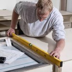 A Stabila 90cm spirit level with an extruded aluminium body and accurate vials, for checking horizontal and vertical alignment.