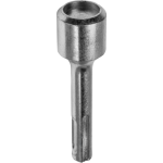 A metal through bolt anchor with a hex nut and washer, featuring a threaded shaft and expansion sleeve, designed for securing heavy loads to concrete or masonry surfaces.