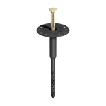 A hammer with a steel head and a steel-handled handle, for general fastening and construction use.