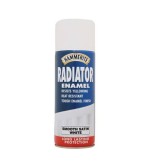 A 400ml tin of Hammerite satin-finish metal paint, for protecting and decorating metal surfaces.