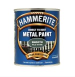 A 750ml tin of Hammerite smooth-finish metal paint, for protecting and decorating metal surfaces.