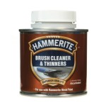 A 250ml tin of Hammerite protective metal paint for long-lasting rust protection on ferrous metal surfaces.,