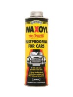 A 1l tin of Hammerite protective metal paint in black for long-lasting rust protection on ferrous metal surfaces.,