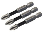 Faithfull FAISBPH350IM Phillips Impact Screwdriver Bits PH3 x 50mm (Pack 3)