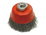 Faithfull FAIWBC75 Wire Cup Brush 75mm M14x2, 0.30mm Steel Wire