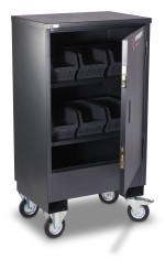 A steel Armorgard heavy-duty site storage unit with a steel construction, secure locking, and a load-rated base.