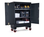 A steel Armorgard heavy-duty site storage unit with a steel construction, secure locking, and a load-rated base.