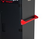 A steel Armorgard heavy-duty site storage unit with a steel construction, secure locking, and a load-rated base.