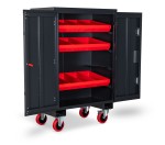 A steel Armorgard heavy-duty site storage unit with a steel construction, secure locking, and a load-rated base.