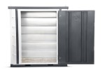 A steel Armorgard heavy-duty site storage unit with a steel construction, secure locking, and a load-rated base.