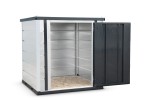 A steel Armorgard heavy-duty site storage unit with a steel construction, secure locking, and a load-rated base.