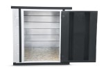 A steel Armorgard heavy-duty site storage unit with a steel construction, secure locking, and a load-rated base.