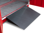 A steel Armorgard heavy-duty site storage unit with a steel construction, secure locking, and a load-rated base.