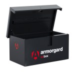 A steel Armorgard steel tool chest with multiple drawers, a locking lid, and rubber-lined interior, for organising and storing hand tools.