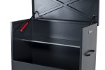 A steel Armorgard steel tool chest with multiple drawers, a locking lid, and rubber-lined interior, for organising and storing hand tools.