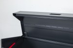 A steel Armorgard steel tool chest with multiple drawers, a locking lid, and rubber-lined interior, for organising and storing hand tools.